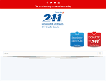 Tablet Screenshot of 211connects.org